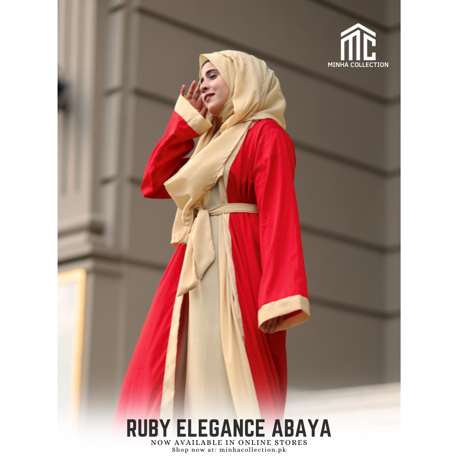 Ruby Elegance Abaya