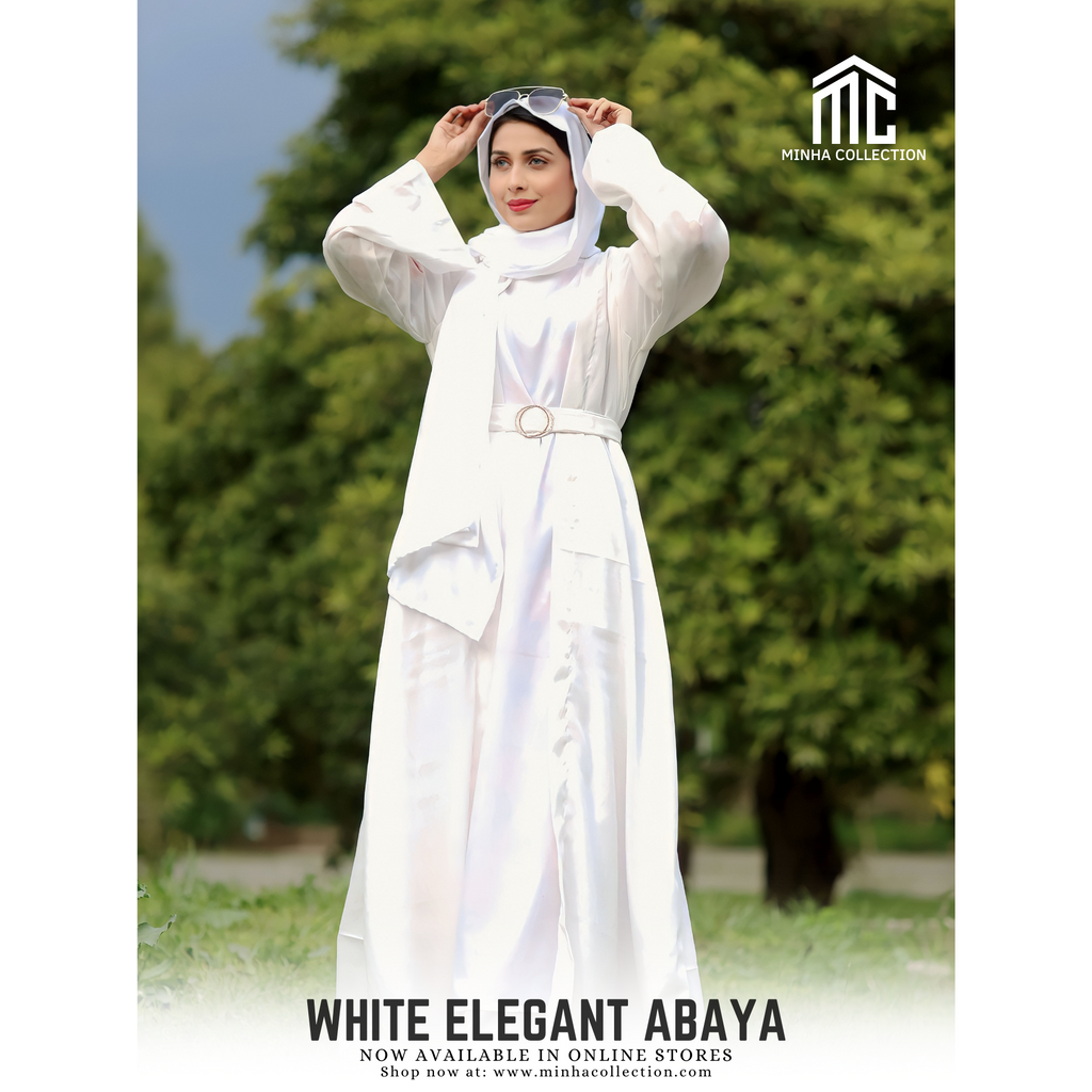 White Elegant Abaya