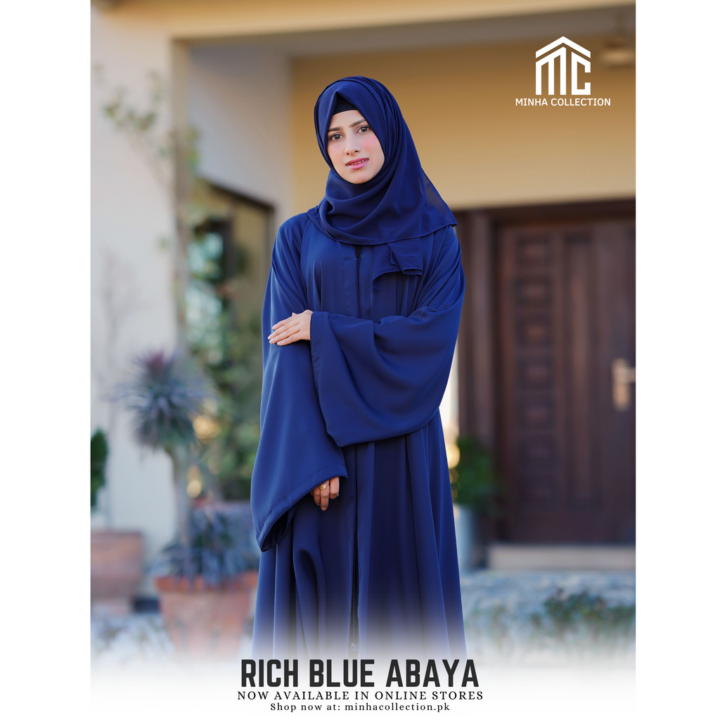 Rich Blue Abaya