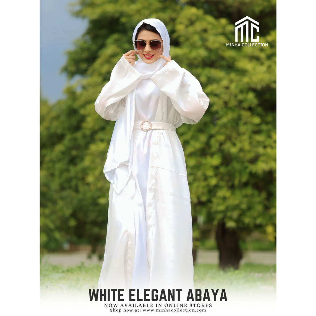 White Elegant Abaya