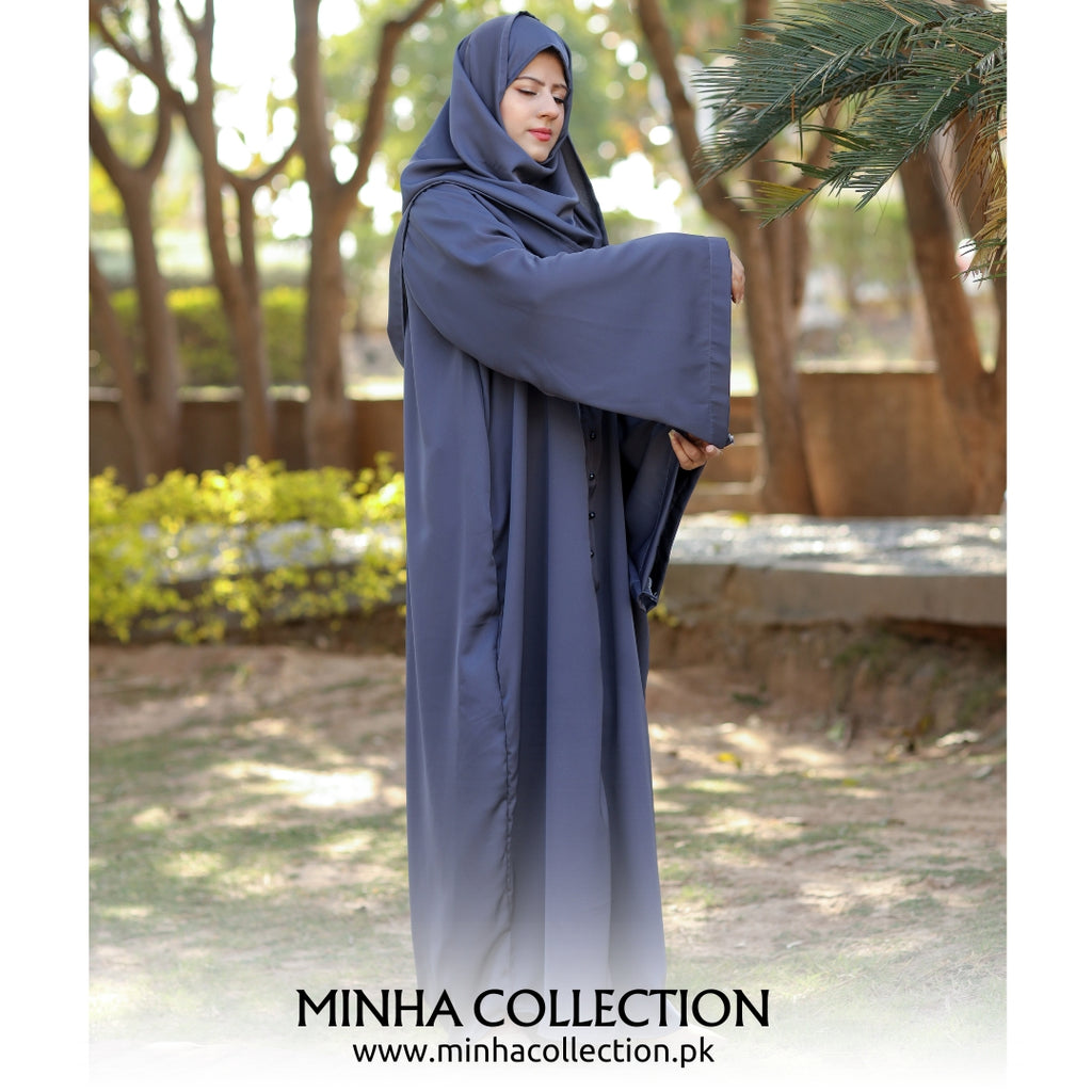 Luxus Grey Abaya