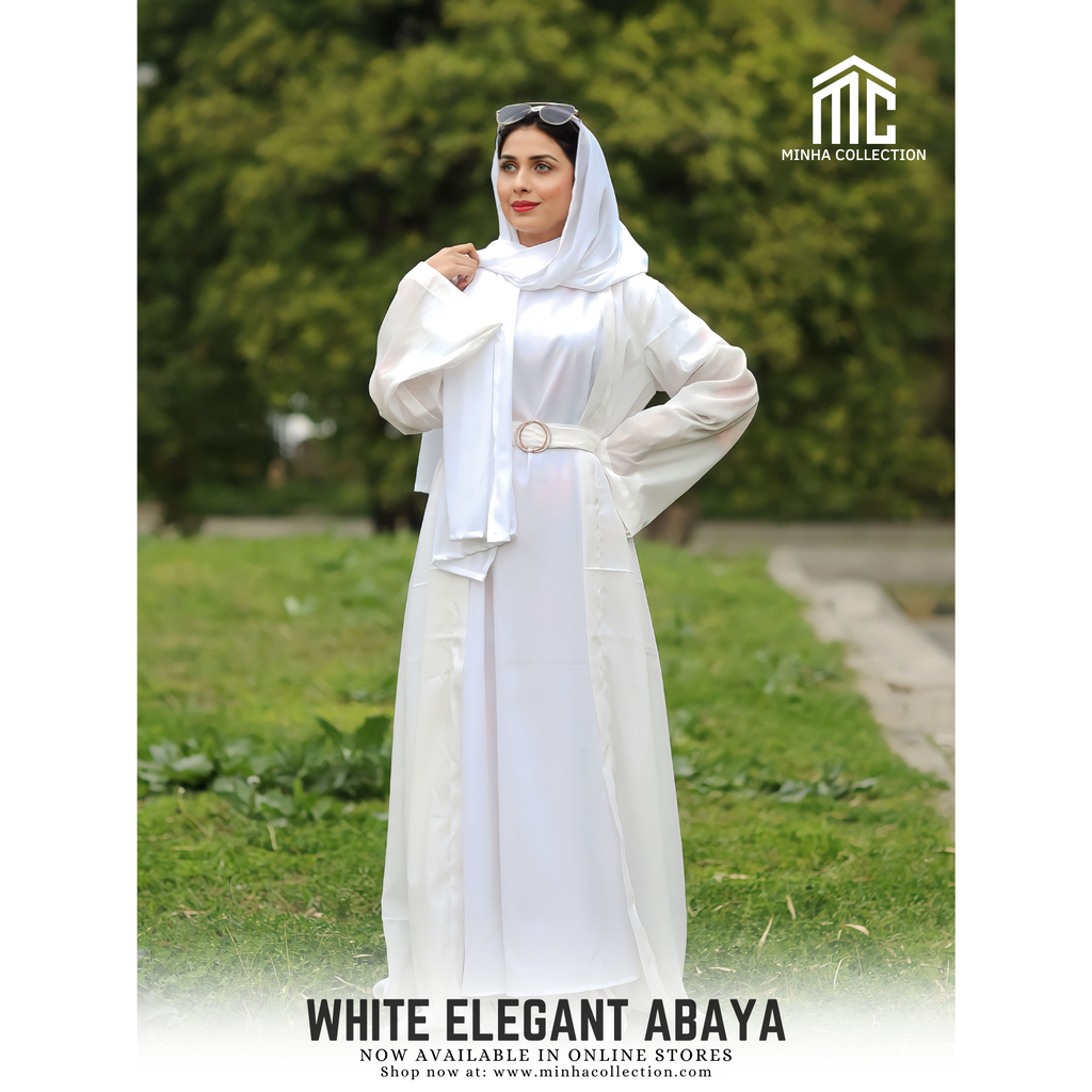 White Elegant Abaya
