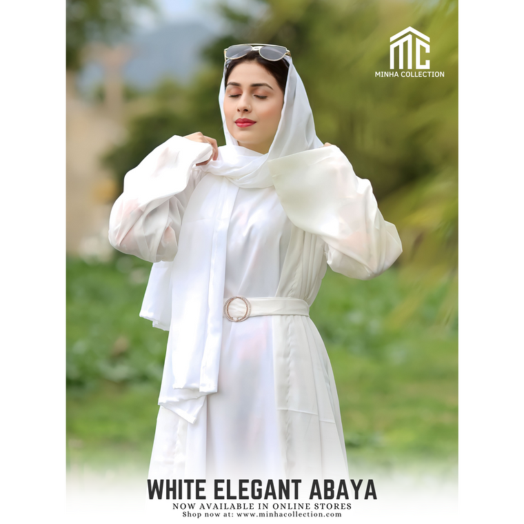 White Elegant Abaya