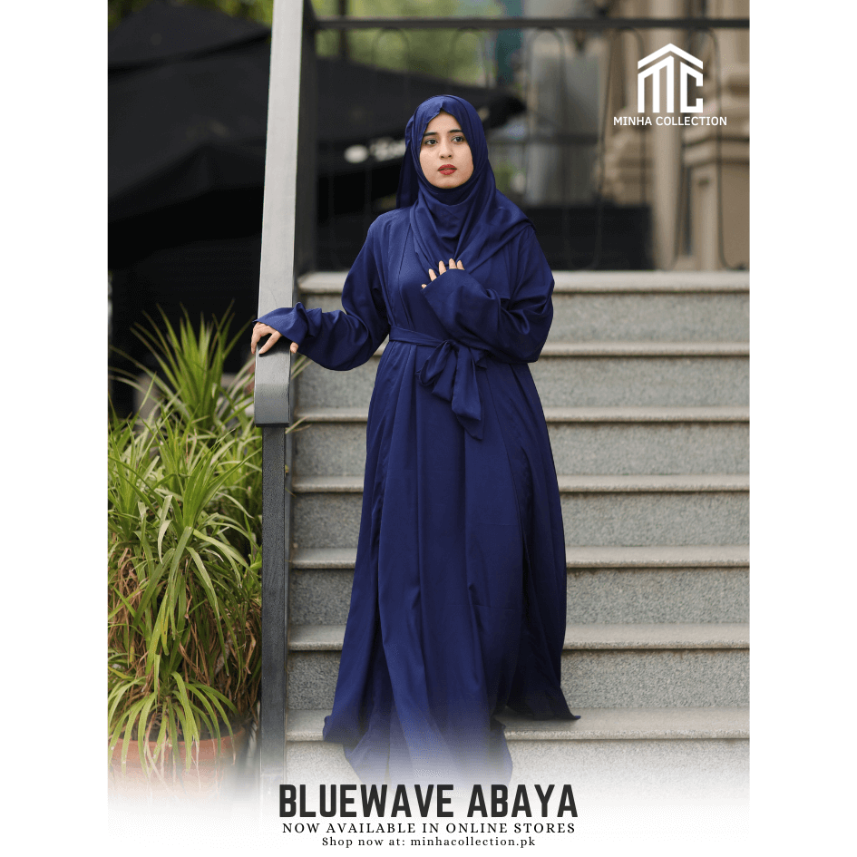 BlueWave Abaya