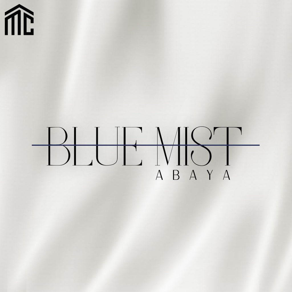 Blue Mist Abaya - Nida Fabric by Minha Collection