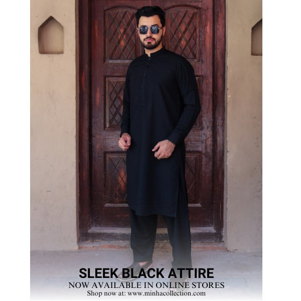 Sleek Black Attire