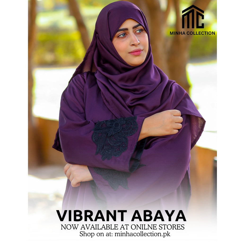 vibrant abaya minha collection